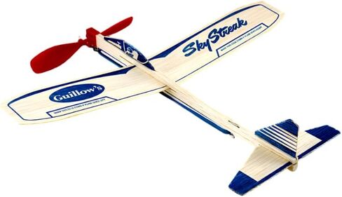 مجموعة نماذج Sky Streak Balsa Wood Airplane Glider GUILLOWS رقم 50 in Kuwait