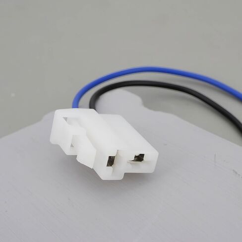 SING F LTD 2Pcs Electric Cooling Fan 2-Terminal Pigtail Plug Connector for Automotive Cooling Fans 18AWG Wire Harness in Kuwait