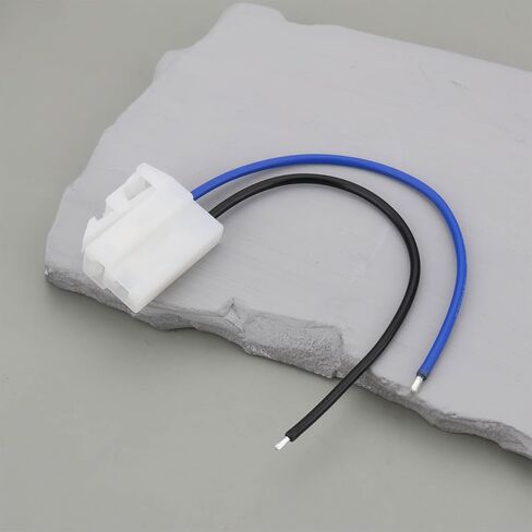 SING F LTD 2Pcs Electric Cooling Fan 2-Terminal Pigtail Plug Connector for Automotive Cooling Fans 18AWG Wire Harness in Kuwait