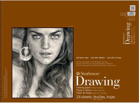 ستراثمور: السلسلة 400: لوحة الرسم: 130 جرامًا للمتر المربع: 18 × 24 بوصة: 24 ورقة: متوسط in Kuwait