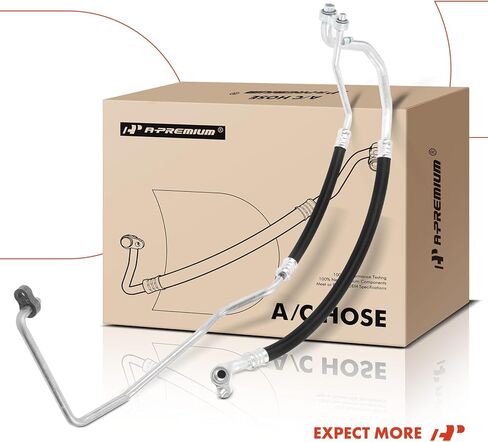A-Premium A/C Suction Hose & Discharge Line Hose Assembly Compatible with Chevrolet Equinox & GMC Terrain, 2010 2011, 3.0L in Kuwait