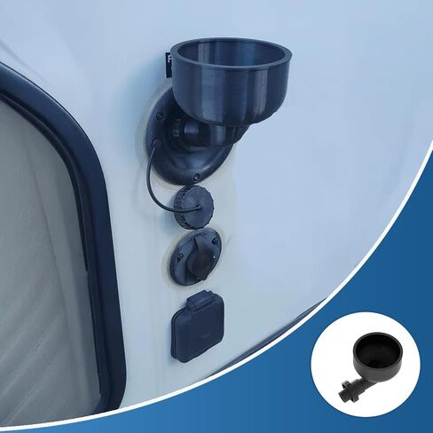 RV Fresh Water Tank Fill Funnel, Oversize 5-Gallon Jug Water Inlet Adapter, Compatible with 1990-2024 RVs, Essential Water Tank Filling Tool (Circle Design) in Kuwait