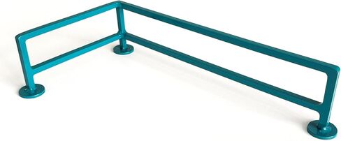 Teak Tuning L-Shaped Fingerboard Rail, 11" - Custom Designed and Made in USA - Premium Solid Steel Construction, Glossy Powder Coated Finish in Teak Teal in Kuwait