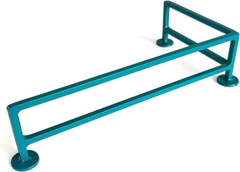 Teak Tuning L-Shaped Fingerboard Rail, 11" - Custom Designed and Made in USA - Premium Solid Steel Construction, Glossy Powder Coated Finish in Teak Teal in Kuwait