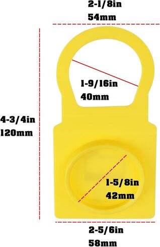 2X Engine Coolant Reservoir Cap 5156130AA 55111074AA Compatible with Mopar 2007-2023 in Kuwait
