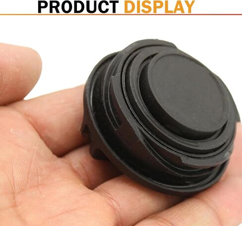 1 PC Oil Filler Cap Cover, 2.36" x 1.57" Leak-proof Engine Oil Filler Port Covers, Auto Fuel Tank Seal Accessories, Repalcement OEM3 06K103485A, Compatible with VW Audi (Black) in Kuwait