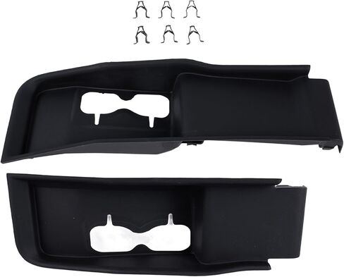Front Left & Right Plastic Tow Hook Bezel 2Pcs LC3Z8311E LC3Z8310G FO1038222 FO1039221 fit for Ford F-250 F-350 Super Duty 2020-2022 in Kuwait