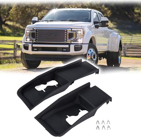 Front Left & Right Plastic Tow Hook Bezel 2Pcs LC3Z8311E LC3Z8310G FO1038222 FO1039221 fit for Ford F-250 F-350 Super Duty 2020-2022 in Kuwait