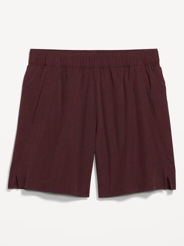 شورت التمرين Old Navy Essential المنسوج - درزة داخلية 7 بوصة - بني داكن داكن in Kuwait