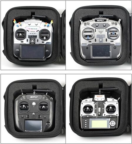 حقيبة حمل جهاز إرسال FPV محمول لـ Radiomaster TX16S/ WFLY 9ET07/ Jumper T18 T16 PRO/Radiolink AT9S AT10/ WFLY 7 9 / FUTABA/Flysky/FRSKY X9D جهاز إرسال راديو RC in Kuwait
