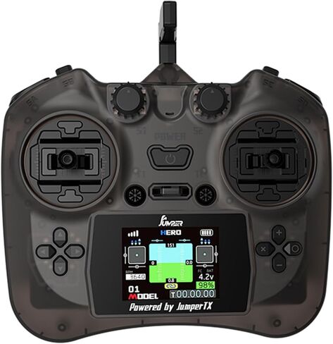 جهاز إرسال SPEEDY BEE Jumper Smart ELRS 2.4G RC مع شاشة IPS ملونة عالية الدقة مقاس 2 بوصة، ومستشعر القاعة، نطاق تحكم 8 كم، شحن سريع USB-C ومحاكي لطائرة RC FPV بدون طيار in Kuwait
