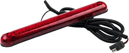 Car Third Brake Light Strip, 24 LED DC12V High Mount Waterproof Vehicle Brake Tailgate Lamp Strip Bar, Automotive Rear Warning Signal Stop Light, Universal for Sedan RV Truck in Kuwait