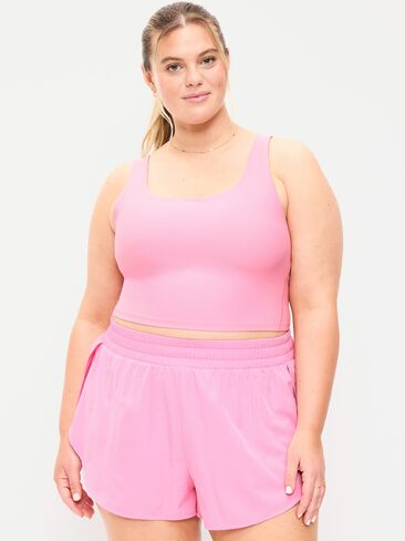 Old Navy Light Support PowerSoft Longline Sports Bra - Sweet Sixteen in Kuwait