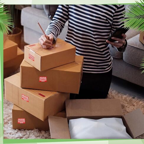 30 Pack Extra Large Moving Foam Pouches Cushion Foam Wrap Pouches with Fragile Stickers for Moving, Packaging, Storage for Large Dishes Photo Frame (24x32'',22x26'',20x20'') in Kuwait