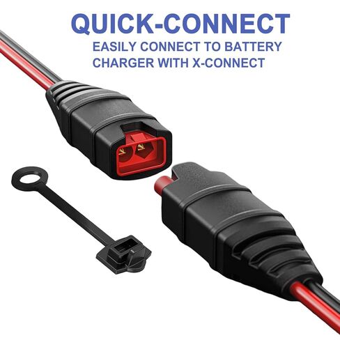 2 Pack GC002 X-Connect Charger Cable Compatible with NOCO Battery Charger Accessories, M6 (1/4in) XL Eyelet Terminal for Smart Batteries Trickle Charger in Kuwait