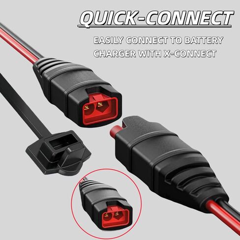 2-Pack GC002 X-Connect M6 (1/4in) XL طرفية العيينة متوافقة مع ملحقات شاحن بطارية NOCO GENIUS1,GENIUS2 in Kuwait