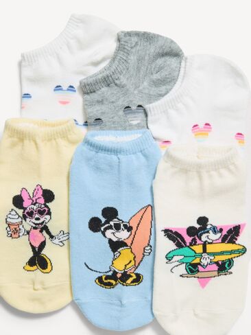 جوارب طويلة للكاحل من Old Navy Disney© مكونة من 6 قطع - صيفية in Kuwait