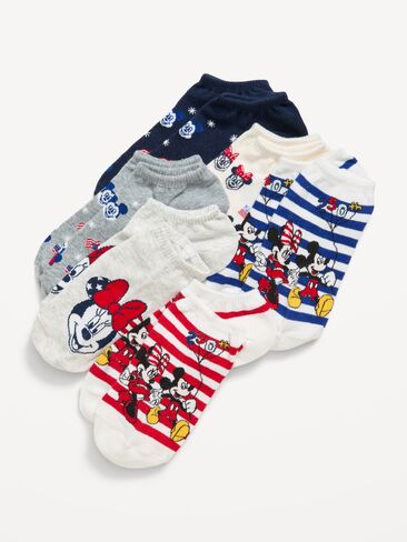 Old Navy Disney© 6-Pack Novelty Ankle Socks for Women - Americana in Kuwait