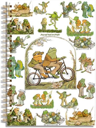 LONGXIN Toad Fans Gift Frogs Character Notebook Journal Toad Theme Merchandise Frog Hardcover Spiral Notebook 5.8x8.3 in Kuwait