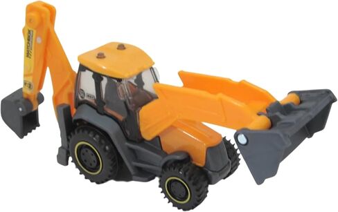 منصات العمل لعلبة الثقاب MBX Backhoe [أصفر] 10/16، جديدة لعام 2025! لعبة سيارة مصبوبة بمقياس 1:64 in Kuwait