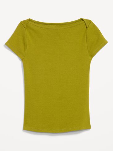 Old Navy Snug Boatneck T-Shirt - Mysterious Fern in Kuwait