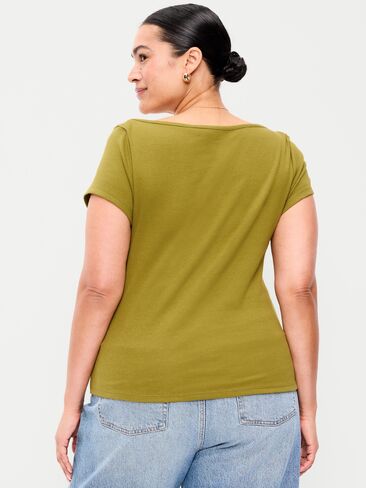 Old Navy Snug Boatneck T-Shirt - Mysterious Fern in Kuwait