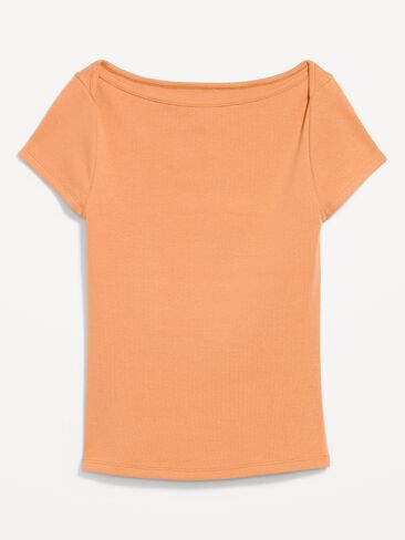 تي شيرت Old Navy Snug Boatneck - كزبرة مطحونة in Kuwait