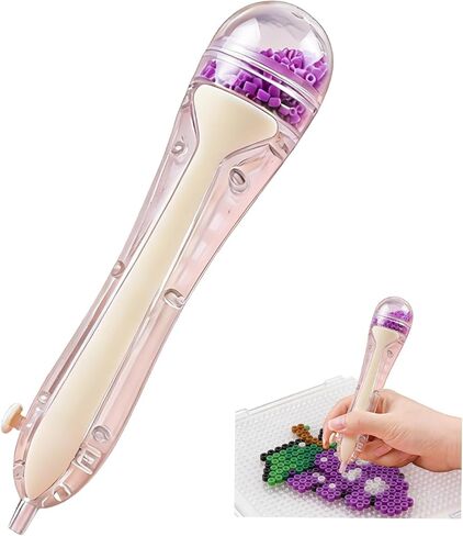 2.6mm Fuse Bead Pen: Transparent Fuse Beads Dispenser with Removable Cartridge for Fast & Frustration-Free Tool for Big, Beautiful Designs (Bead Pen) in Kuwait