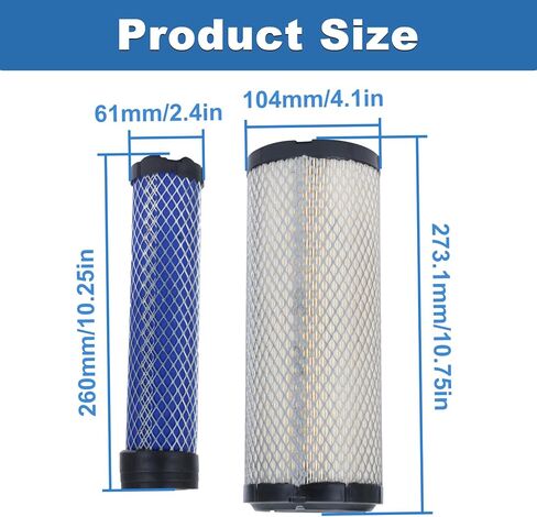 TA040-93220 Air Filter with Hydraulic Filter HH164-32430 Oil Filter for Kubota L3010 L3130 L3410 L3430 HST Tractors Replace TA040-93220, TA040-93230, HH164-32430, HHTA0-37710, 15521-43160 in Kuwait