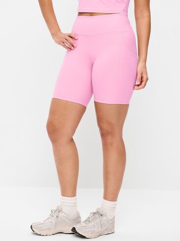 Old Navy High-Waisted PowerSoft Biker Shorts -- 8-inch inseam - Sweet Sixteen in Kuwait