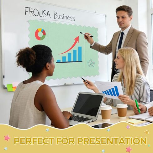 Mooliwe 4 Pack 24" x 16" Trifold Poster Board Macaron Colors Corrugated Scalloped 3 Fold Small Display Boards Foldable Business Paper Board for Presentation Science Fairs Event School Projects in Kuwait