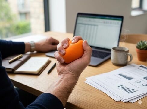 8 Pack Squishy Stress Balls 2 Inch — Squeeze Ball, Soft TPR + EVA, Fast Rising, Non Sticky, Tear Resistant, Durable Hand Grip, Desk Fidget — Reusable Sensory Fidgets for Office, Home and Travel in Kuwait