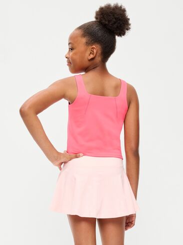 Old Navy StudioSmooth Longline Sports Bra for Girls - Daylily in Kuwait