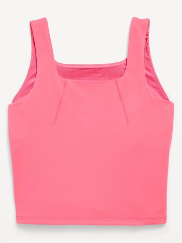 Old Navy StudioSmooth Longline Sports Bra for Girls - Daylily in Kuwait