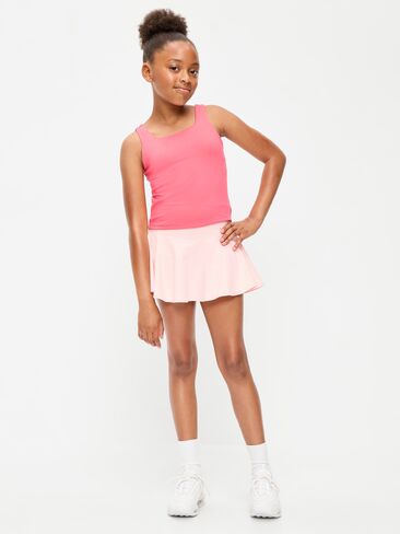 Old Navy StudioSmooth Longline Sports Bra for Girls - Daylily in Kuwait