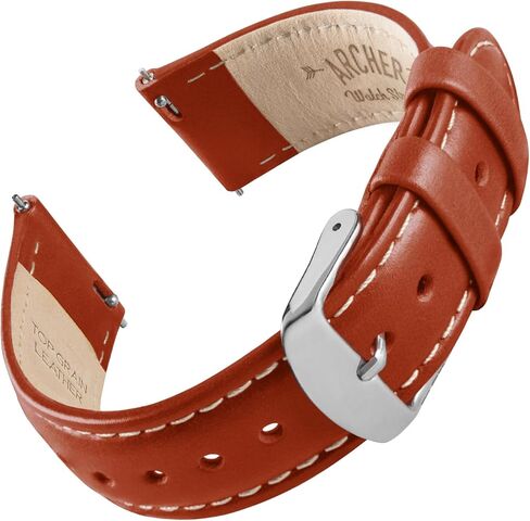 Archer Watch Straps - Top Grain Leather Quick Release Watch Straps in Saudi Arabia