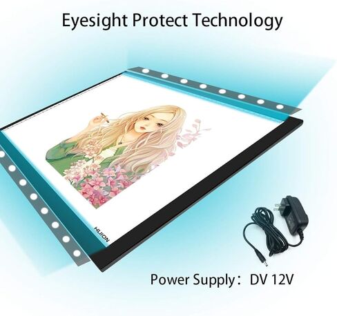 Huion A3 Thin Light Box LED Light Pad Light Tracer for Artcraft Tracing Animation Drawing Sketching Calligraph in Kuwait