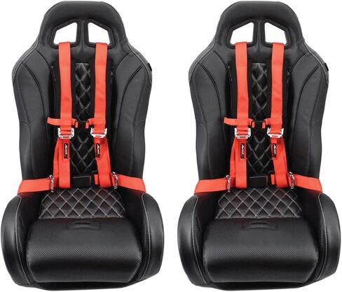 AAAA Aces Racing (Pair) 4 Point Harness with Ez Buckle - RED with with can holder in Kuwait