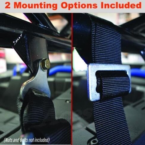 AAAA Aces Racing (Pair) 4 Point Harness with Ez Buckle - RED with with can holder in Kuwait
