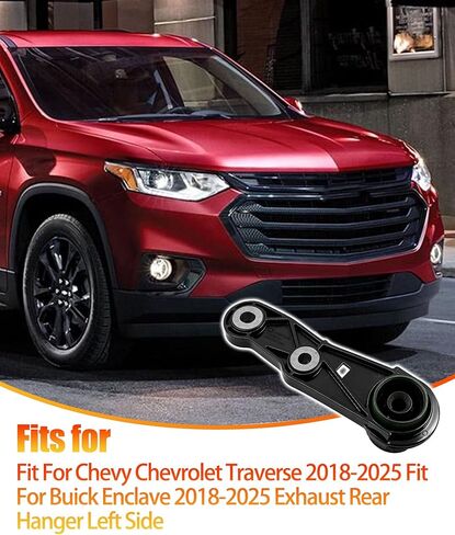 84160333 Rear Left Tailpipe Muffler Hanger Fits For Chevrolet Traverse 2018-2025,Fits For Buick Enclave 2018-2025 (Driver Side) in Kuwait