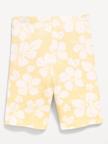 Old Navy Printed Long Jersey Biker Shorts for Girls - BIKE SHORT:YELFLORL in Kuwait