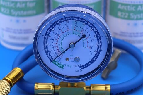 Arctic Air for R22 Systems, 4 Cans and Brass Gauge, Envirosafe in Kuwait