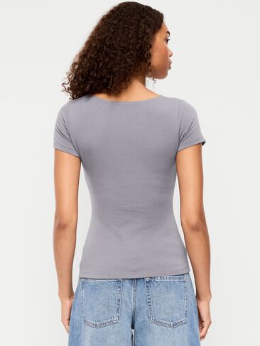 Old Navy Hug Double-Layer Scoop-Neck Top - Shooting Star in Kuwait