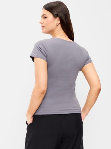 Old Navy Hug Double-Layer Scoop-Neck Top - Shooting Star in Kuwait