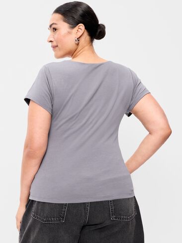 Old Navy Hug Double-Layer Scoop-Neck Top - Shooting Star in Kuwait