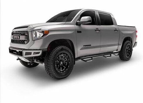 N-Fab Nerf Steps | Gloss Black, Wheel-to-Wheel w/ Bed Access | F99105CC-6 | Fits 1999-2016 Ford F-250 / F-350 Super Duty Crew Cab 6.75' Standard Bed, SRW Gas / Diesel in Kuwait