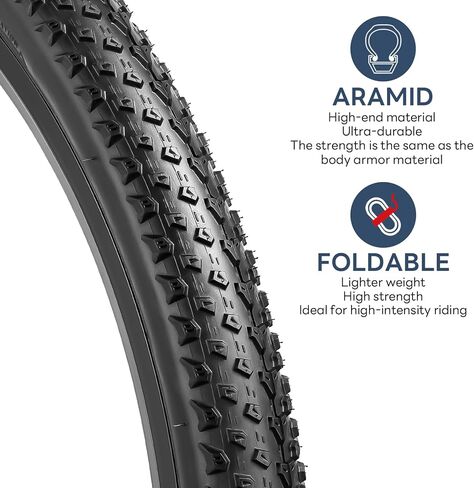 YUNSCM 29" Bike Tires 29x2.0/50-622 60TPI and 29" Bike Tubes Schrader Valve with 2 Rim Strips Compatible with 29 x 1.90 29 x 1.95 29 x 2.0 29 x 2.10 29 x 2.125 Bike Bicycle Tires and Tubes (W-3104) in Saudi Arabia