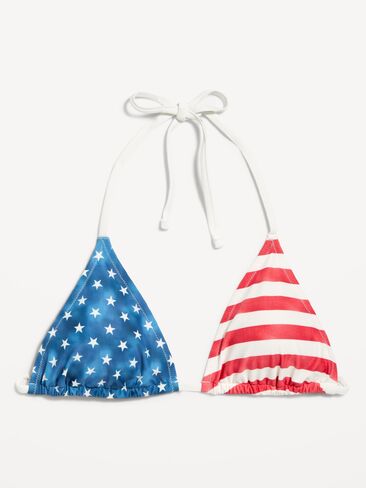 Old Navy Triangle String Bikini Swim Top - Stars in Saudi Arabia