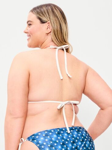 Old Navy Triangle String Bikini Swim Top - Stars in Saudi Arabia