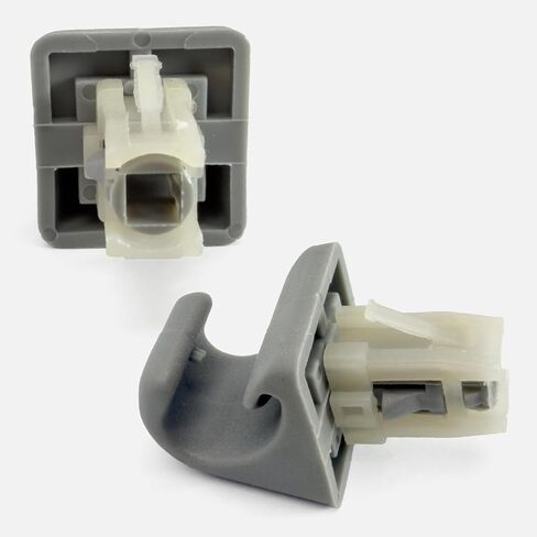 Click&Fit Sun Visor Retainer Hook Clip مجموعة من 2 رمادي متوافق مع Toyota Camry Corolla RAV4 Highlander Tacoma Avalon FJ Cruiser Prius 2002-2018، Lexus RX350 - حامل واقي الشمس 74348-06030 in Kuwait